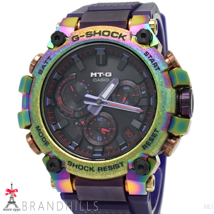 カシオ G-SHOCK 腕時計 MT-G B3000 シリーズ ソーラー電波 モバイルリンク SS ラバー MTG-B3000PRB-1AJR CASIO 未使用品 【中古】