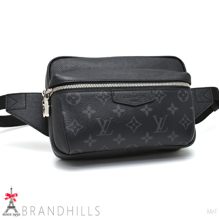 ルイヴィトン 上半身御徒面子 メンズ バムバッグ アウトドア タイガラマ ノワール M30245 LOUIS VUITTON 極美品 【中古】