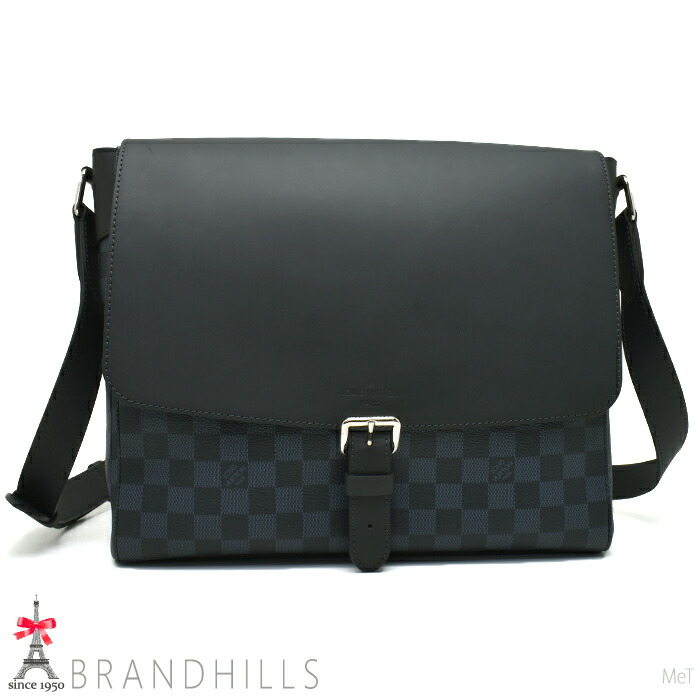 ルイヴィトン ショルダーバッグ ニュー界面 飛脚屋MM ダミエ 青緑色 N41585 LOUIS VUITTON 極美品 【中古】