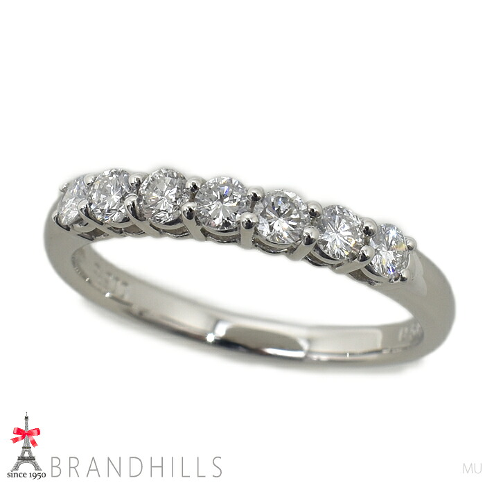 ダイヤモンド 0.50ct リング PT900 プラチナ 指輪 #15 3.7g 極美品 【中古】|ブランドヒルズ店