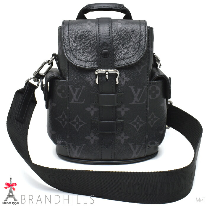 ルイヴィトン ショルダーバッグ ナノ クリストファー モノグラム 星食 スリング M82769 LOUIS VITTON 極美品 【中古】