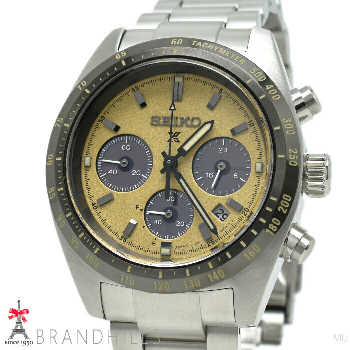 セイコー 腕時計 メンズ プロスペックス スピードタイマー ソーラー クロノグラフ SS SBDL089 V192-0AF0 SEIKO 極美品 【中古】｜ブランドヒルズ店