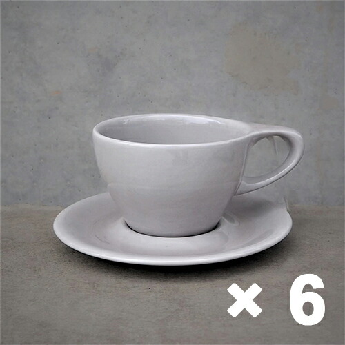 notNeutral ノットニュートラル LN Latte Cup \u0026 Saucer ラテカップ＆平円盤 8薬局衡オンス  8薬局衡オンス Light Gray 点火装置薄墨色 6客書き割り【ラッピング不可】