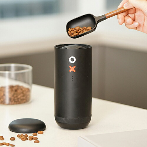 Nuttii ナッティ OX Pro 携帯型電動珈琲圧砕機 黒いこと【置き目インポート品】