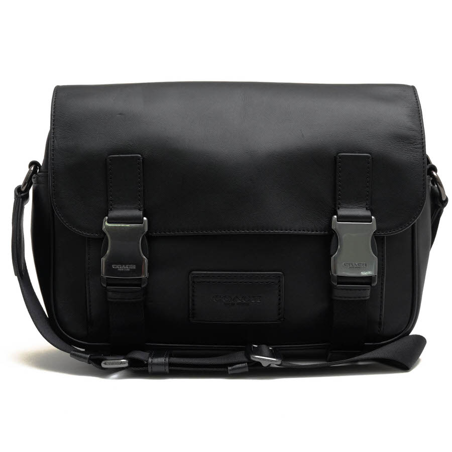 COACH ショルダーバッグ コーチ C2715 Track Crossbody Bag トラック クロスボディ スムースカーフ 牛革 クロスボディバッグ メッセンジャーバッグ 【中古】