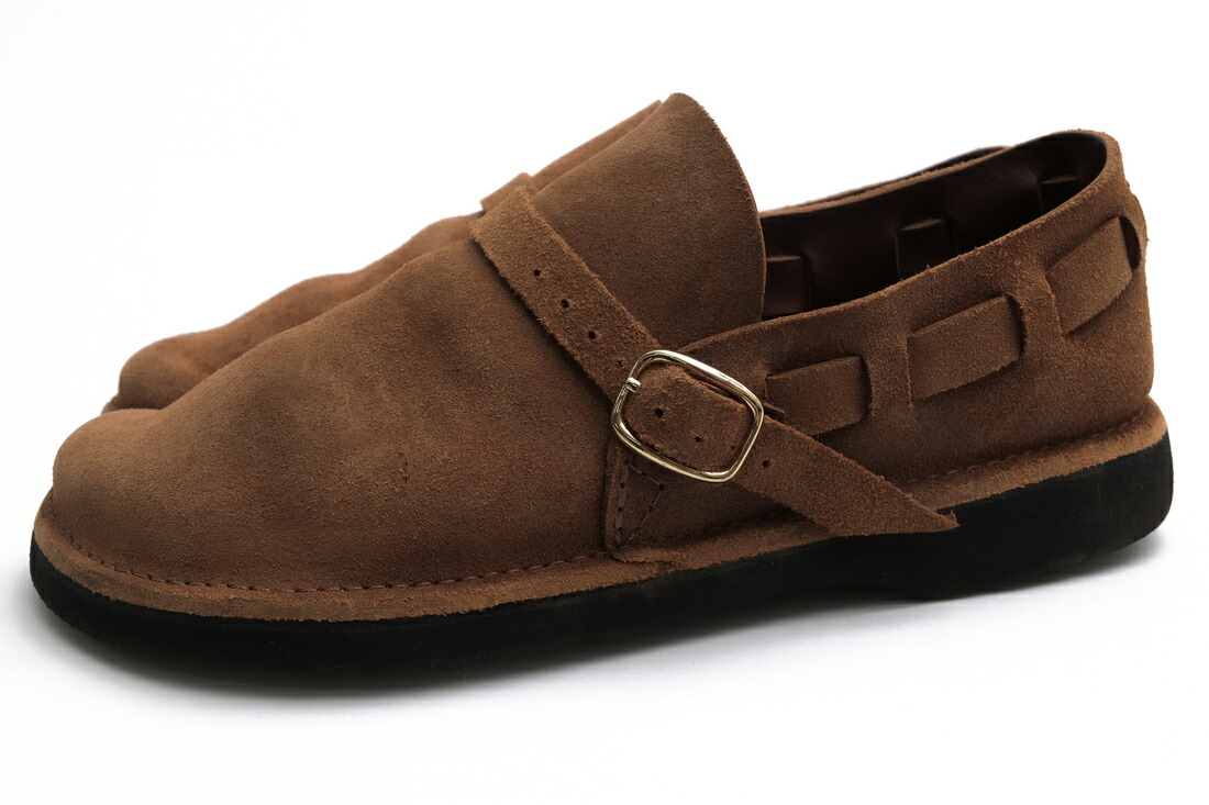 FERNAND LEATHER スリッポン フェルナンドレザー Middle English 真っただ中イングリッシュ 牛皮 footwear フットウェア オーロラシューズ Vibram心魂 モンクストラップ スリッポン 【中古】