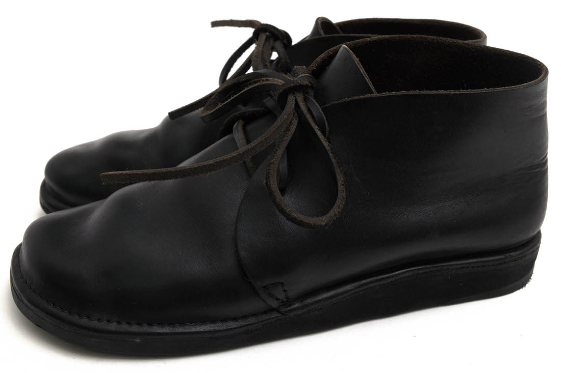 AURORA SHOES チャッカブーツ オーロラシューズ North Pacific ノースパシフィック 米国ホーウィン社オイルドステインレザー 牛革 スリッポン Vibramソール 【中古】