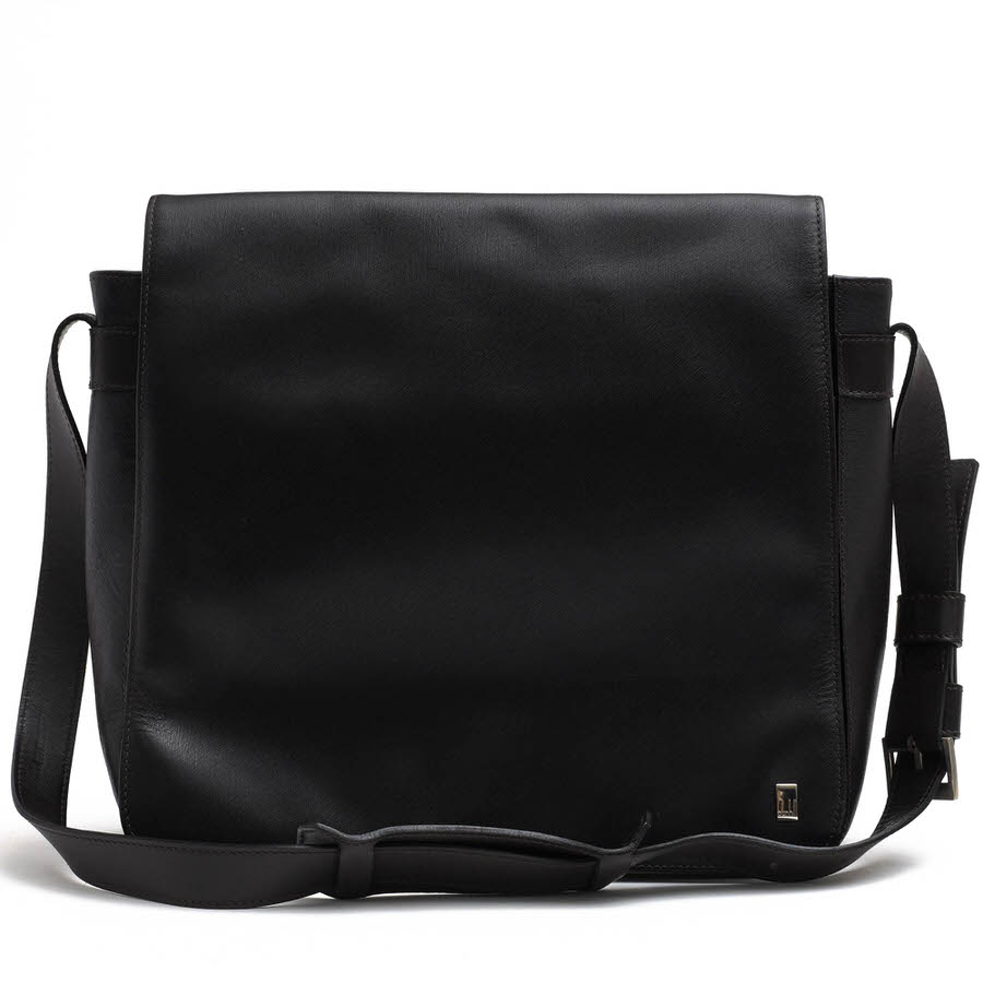 Dunhill ショルダーバッグ ダンヒル SIDECAR サイドカー 牛革 グレインカウハイド フラップ式 メッセンジャーバッグ 【中古】 17,251円