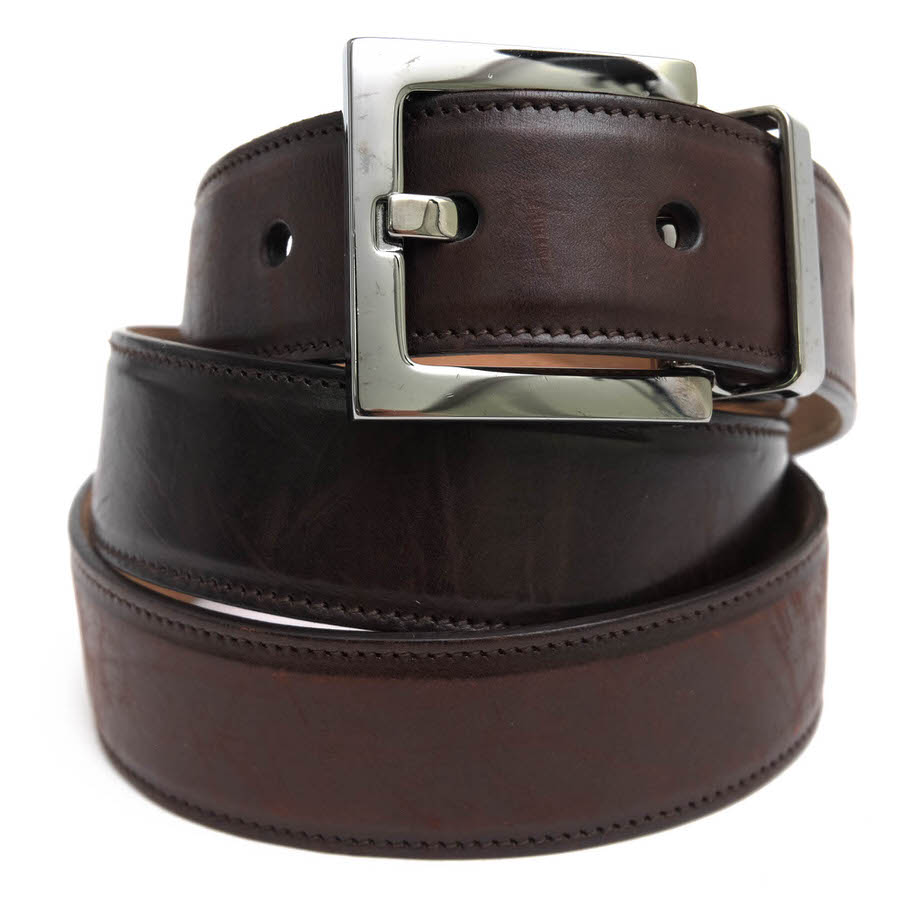 DOLCE＆GABBANA 胴締め 弗ガバ BC2533 CINTURA ASTA DRITTA 牛皮 子ウシ   【中古】