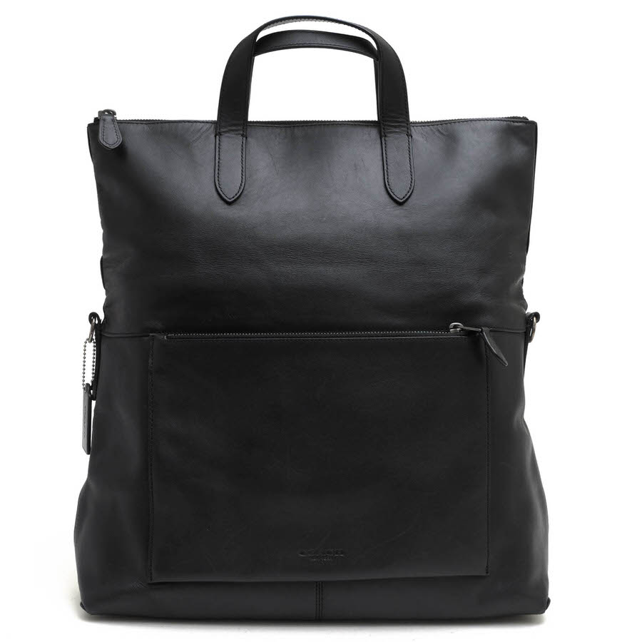 COACH トートバッグ コーチ職 72013 MANHATTAN FOLDOVER マンハッタン フォルドオーバー スポーツカーフ 牛皮   【中古】