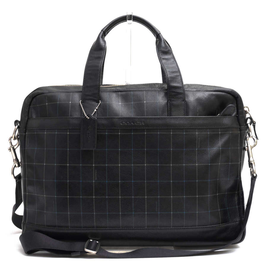 COACH 商行為御徒面子 コーチ職 F71561 HUDSON BAG IN SMOOTH LEATHER ハドソン スムースレザー  立ちはだかる照合のしるし柄 2WAY ショルダーバッグ 【中古】