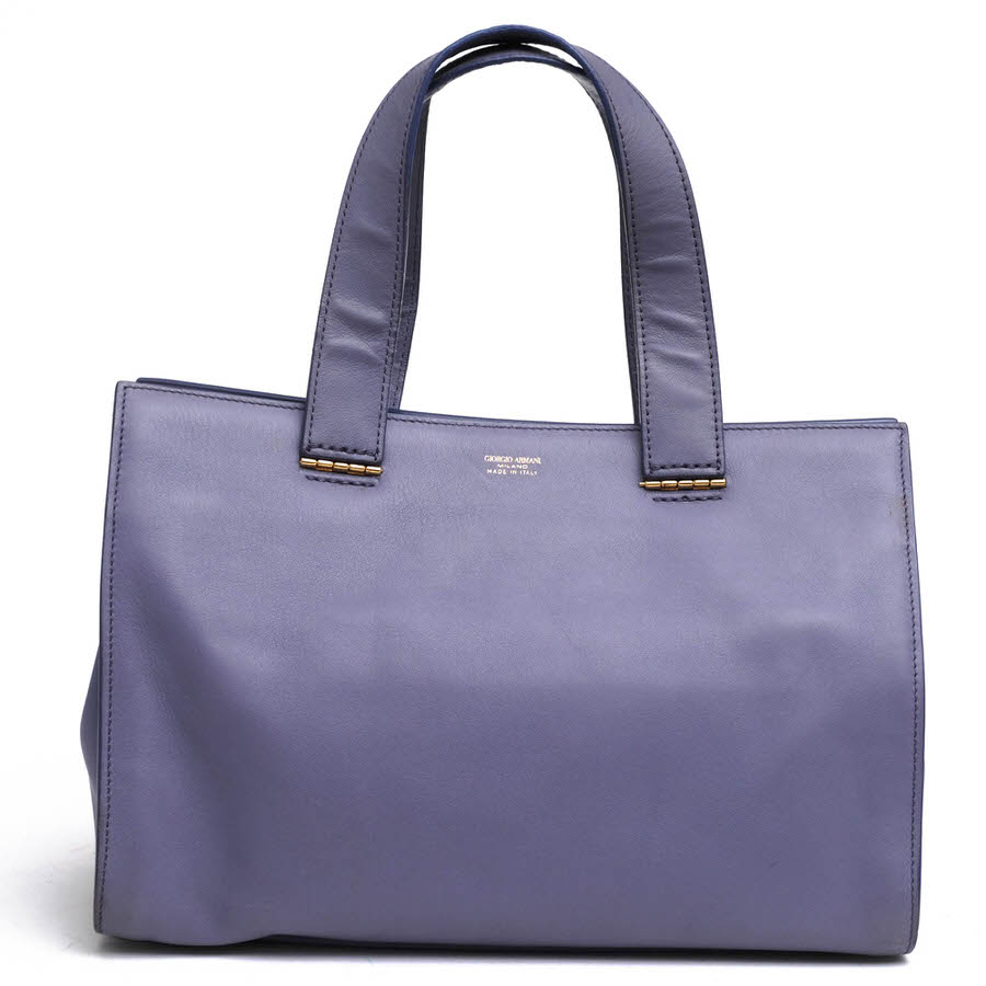 GIORGIO ARMANI ハンドバッグ アルマーニ YGWM30 YG565 SHOPPING PICCOLA VITELLO 牛革 カーフ 【中古】