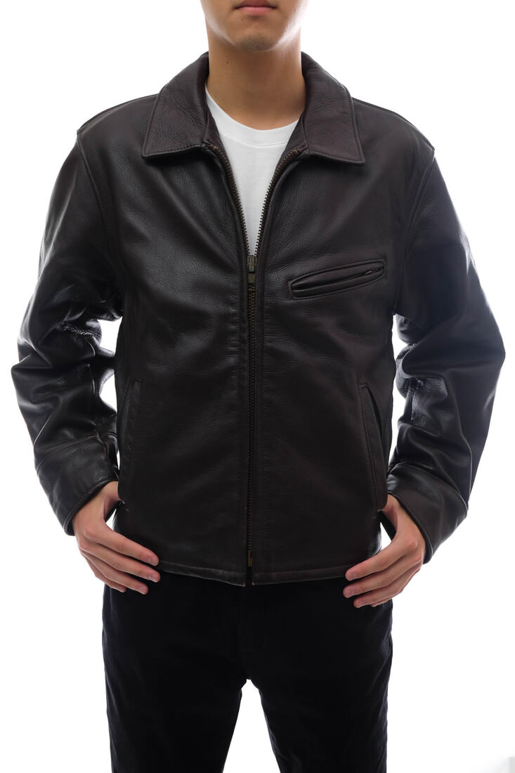 楽天市場】美品○Schott ショット 681 裏地チェック柄
