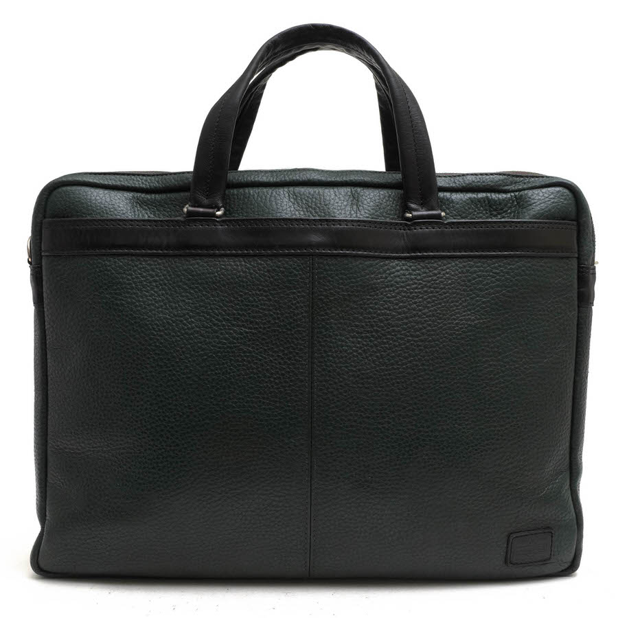 PORTER ビジネスバッグ ポーター 吉田カバン 192-04219 BLEND BRIEF CASE ブレンド 牛ステア コンビネーション鞣し 牛革 シボ革 シュリンクレザー 2WAY ショルダーバッグ ノートPC収納可 【中古】｜ブランディング