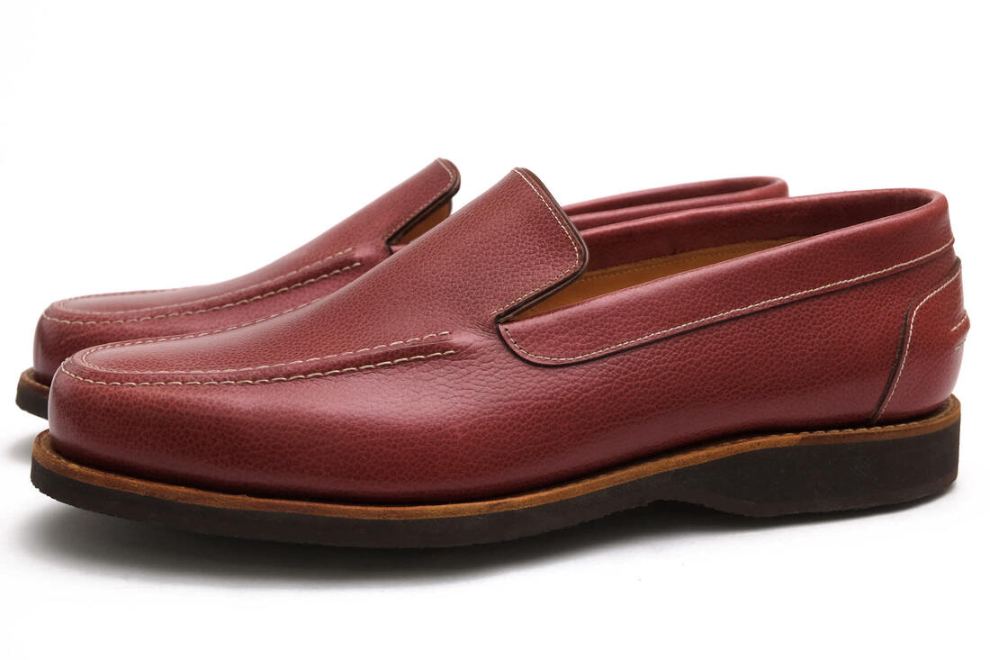 John Lobb ヴァンプローファー ジョンロブ MIAMI マイアミ バッファローレザー 呉牛革  スリッポン 【中古】