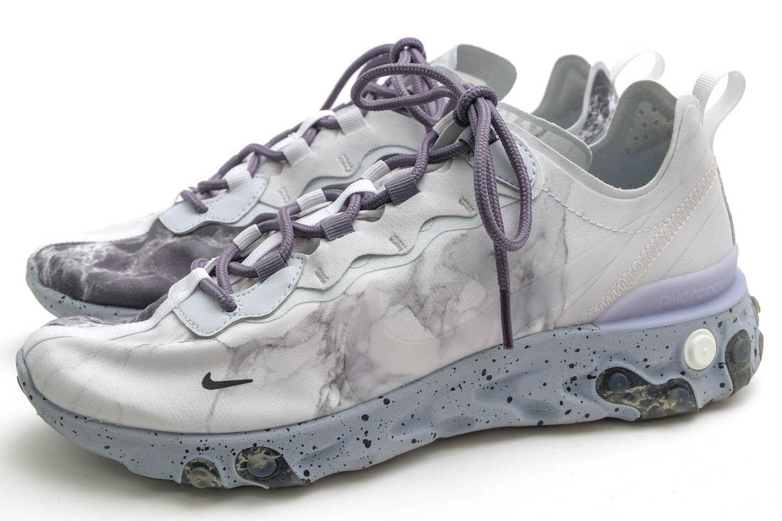 NIKE ローカットスニーカー ナイキ CJ3312-001 REACT ELEMENT 55 リアクト 化学元素55 KENDRICK LAMAR ケンドリック ラマー   【中古】 靴-メンズ靴-スニーカー