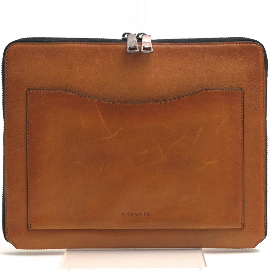 COACH セカンドバッグ/クラッチバッグ コーチ F64822 Tech Case In Sport Calf Leather テックケース スポーツカーフ 牛革 【中古】|ブランディング