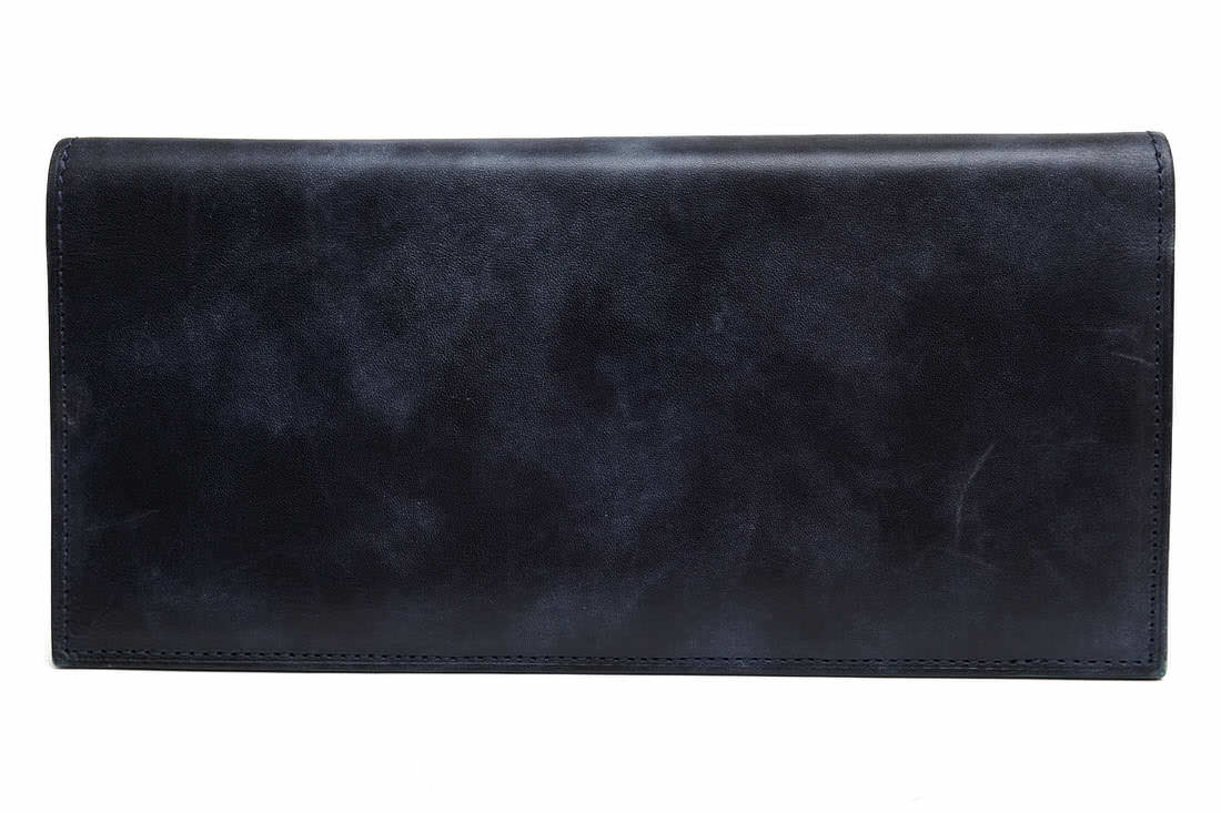 L'arcobaleno 長財布 ラルコバレーノ Tamponato タンポナート 牛革 小銭入れあり 二つ折り 【中古】
