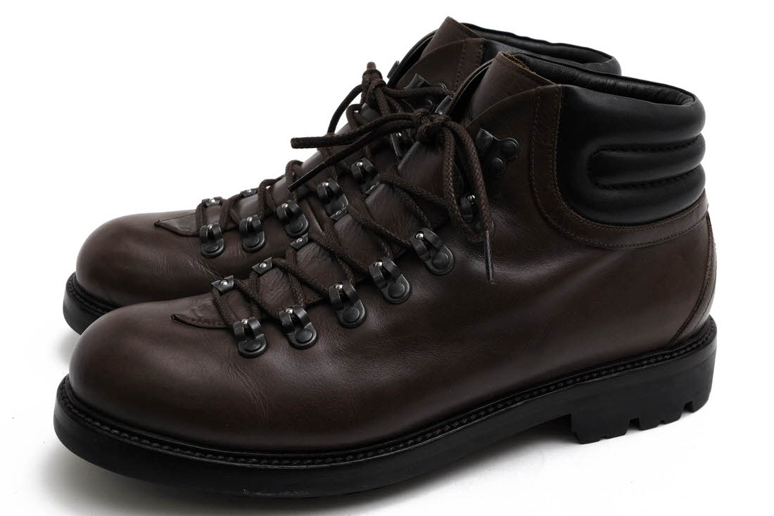 Dunhill マウンテンブーツ ダンヒル L1K550 CALFSKIN HIKING BOOTS 牛革 カーフ Vibramソール 【中古】｜ブランディング