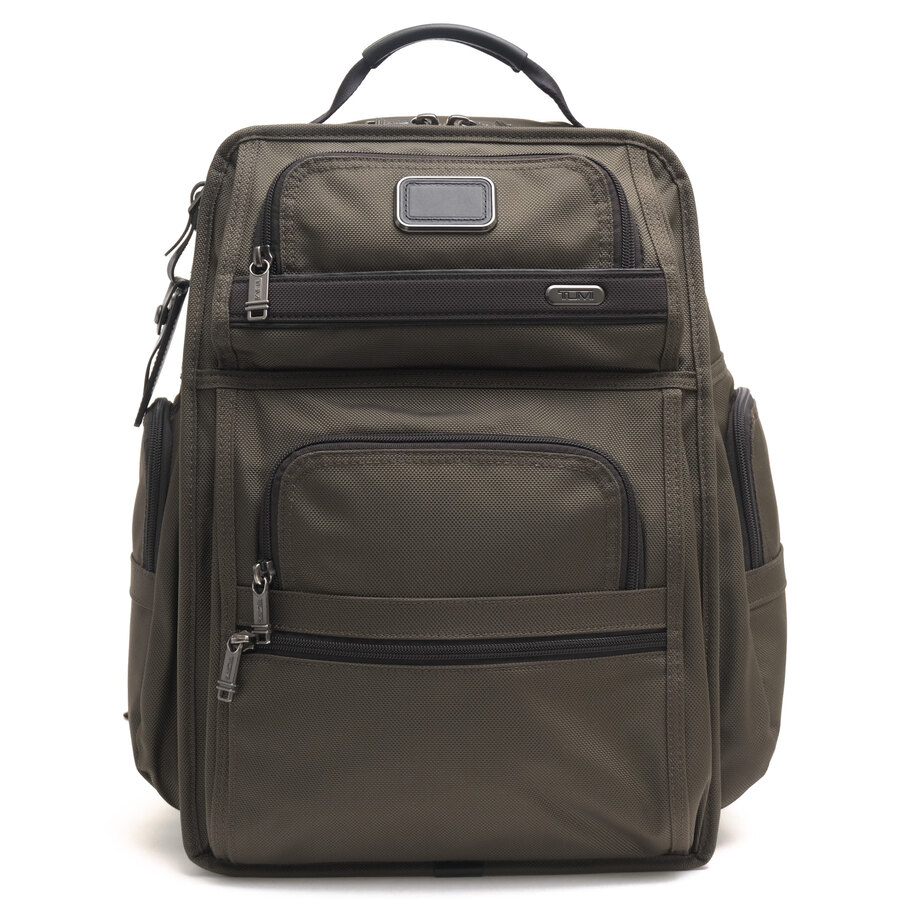 TUMI リュック トゥミ 026303580WLO Tumi Brief Pack FXTバリスティックナイロン 牛革 バックパック ノートPC収納可 デイパック 【中古】｜ブランディング