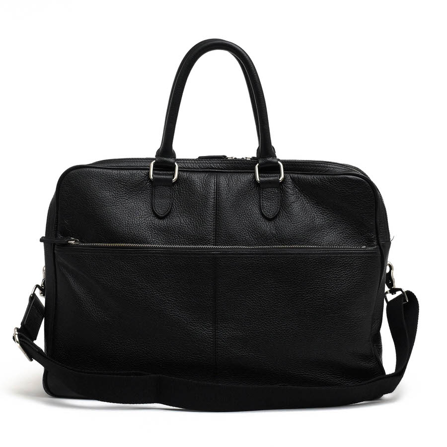 BARNEYS NEWYORK ビジネスバッグ バーニーズニューヨーク 牛革 2WAY ショルダーバッグ シボ革 シュリンクレザー 【中古】