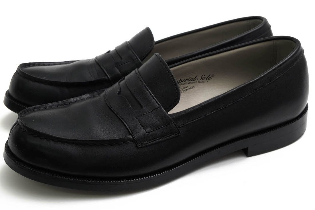 FOOTSTOCK ORIGINALS コインローファー フットストックオリジナルズ FS183405 LOAFER IMPERIAL SOLE 牛革 インペリアルソール スリッポン 【中古】|ブランディング