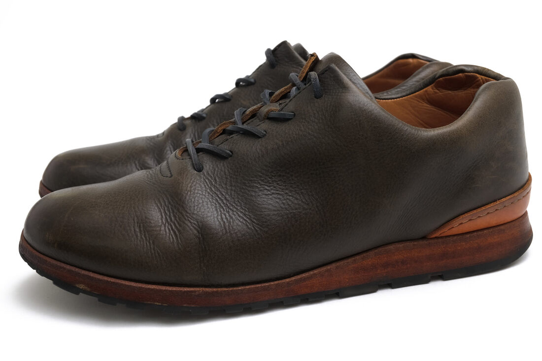 MOTORATORY ローカットスニーカー モトラトリー #7012 VACHETTA LEATHER SNEAKER バケッタレザー 牛皮  Vibram心魂 【中古】