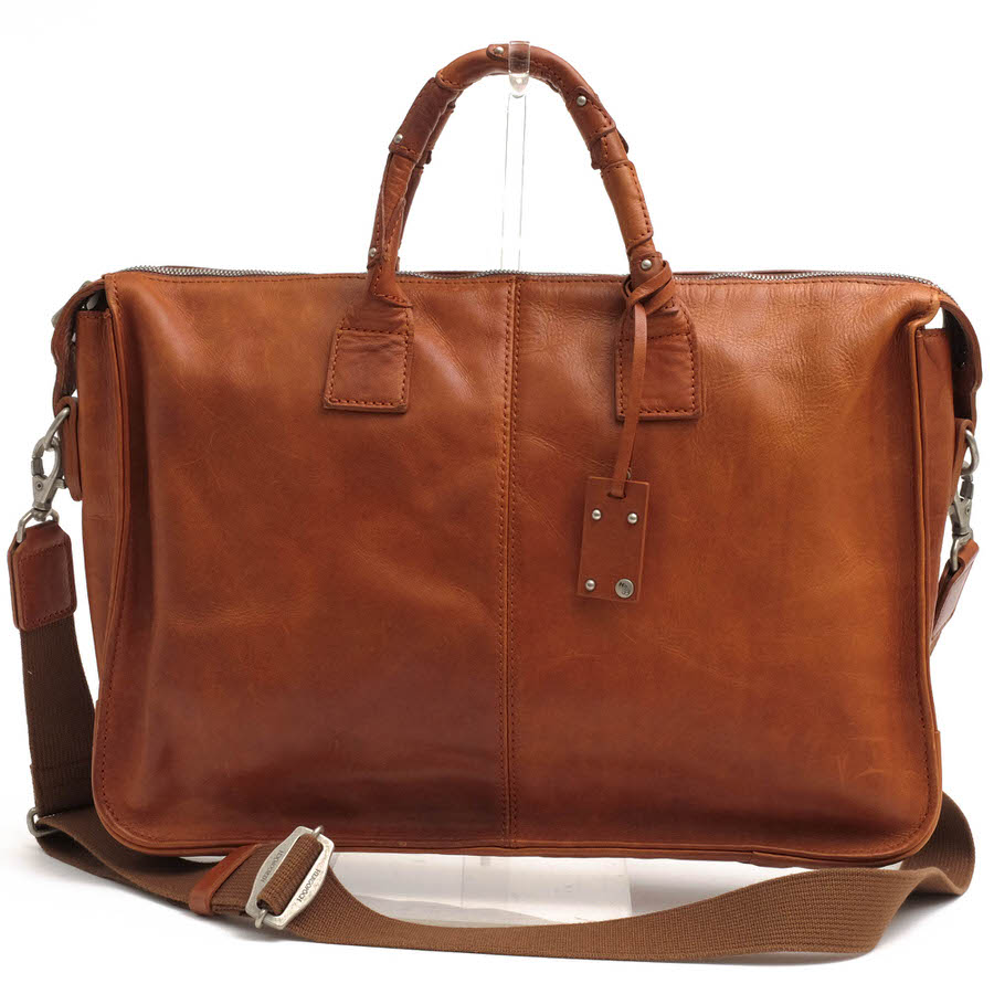 ○エルゴポック HERGOPOCH PrimeGrain Leather プライムグレインレザー 牛革 ビジネスバッグ 11-TTW ビジネストート シボ革 シュリ 中古 d7220_1.jpg