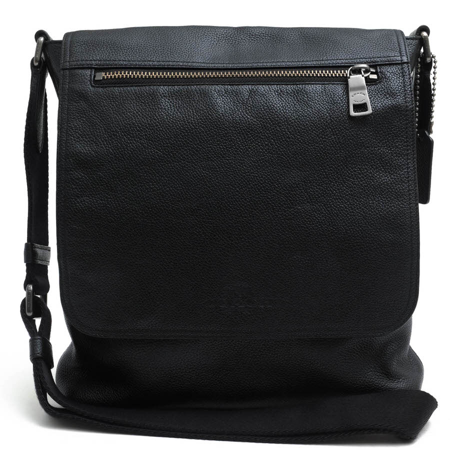 COACH ショルダーバッグ コーチ F71621 SULLIVAN SMALL MESSENGER IN PEBBLE LEATHER サリバン スモール メッセンジャー ペブルドレザー 牛革 クロスボディ メッセンジャーバッグ 【中古】｜ブランディング