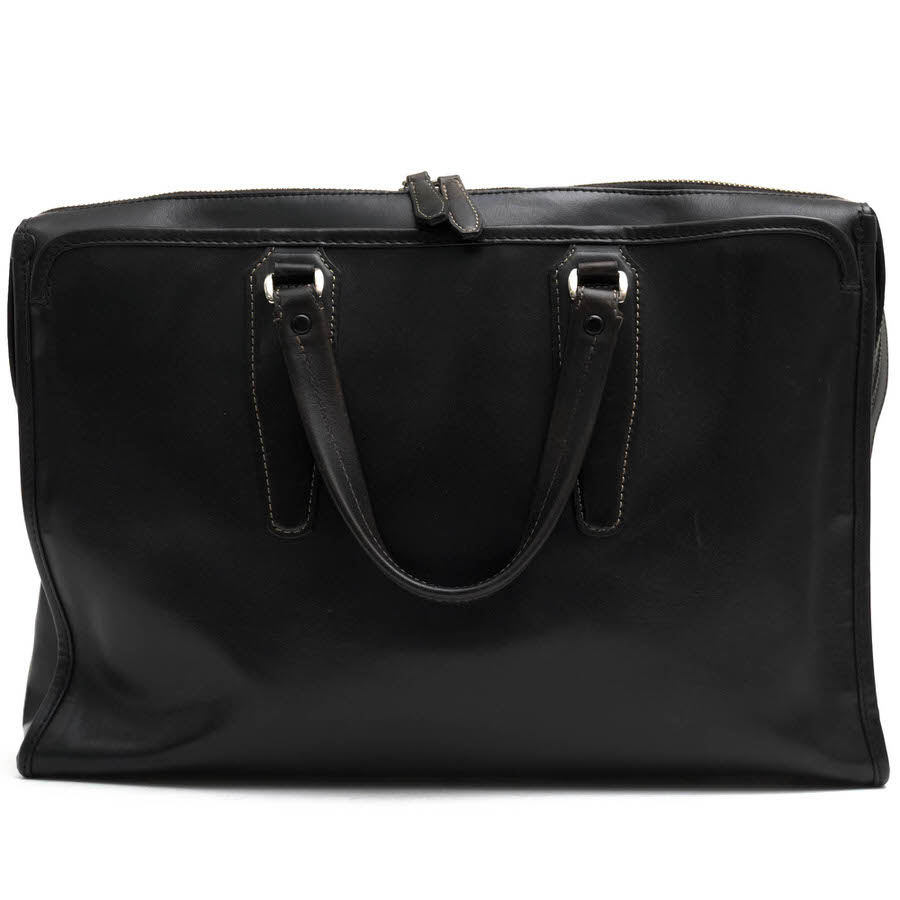 楽天市場】インディード ビジネスバッグ レザー 群青×ブラック 中古 AB