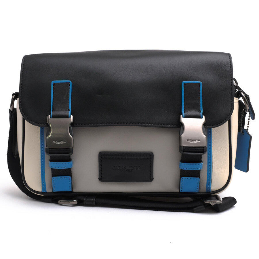 COACH ショルダーバッグ コーチ C2865 Track Crossbody Bag In Colorblock スムースカーフ 牛革 カラーブロック メッセンジャーバッグ 【中古】|ブランディング