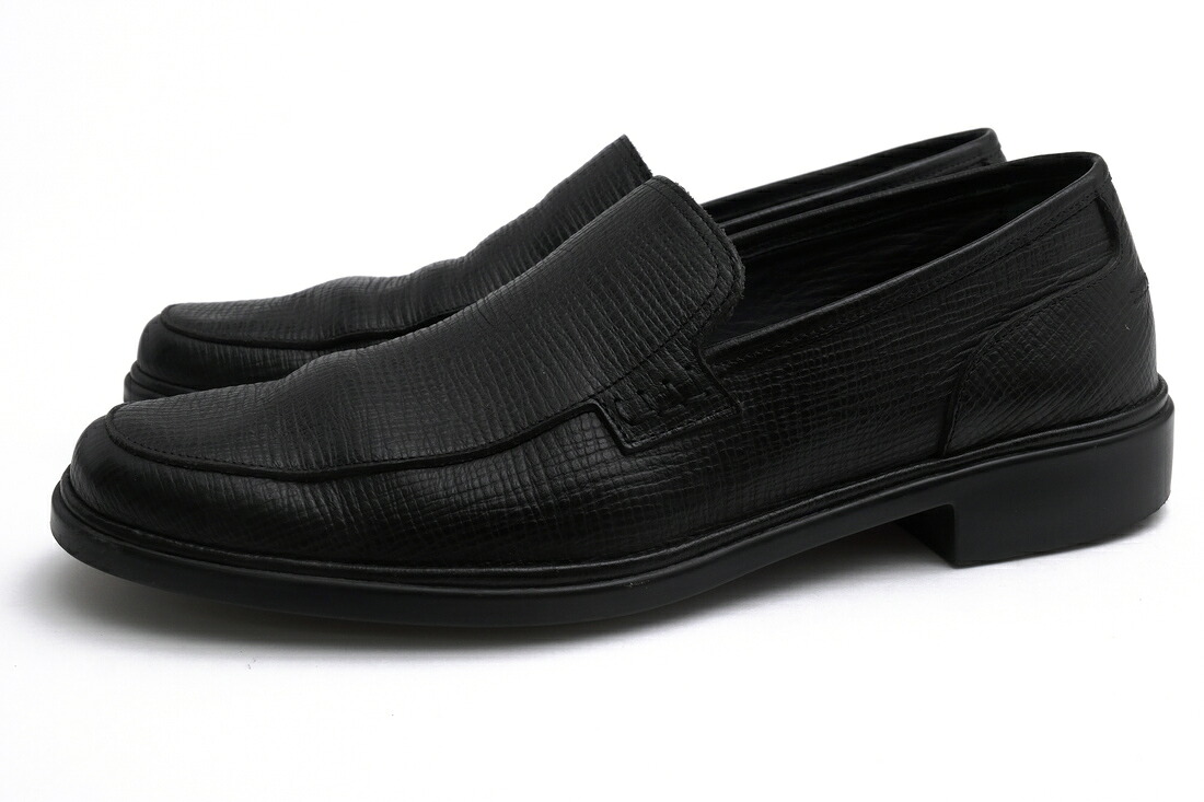 BALLY ヴァンプローファー バリー SAVEUR グレイン型押しカーフ 牛革 ラバーソール スリッポン 【中古】｜ブランディング
