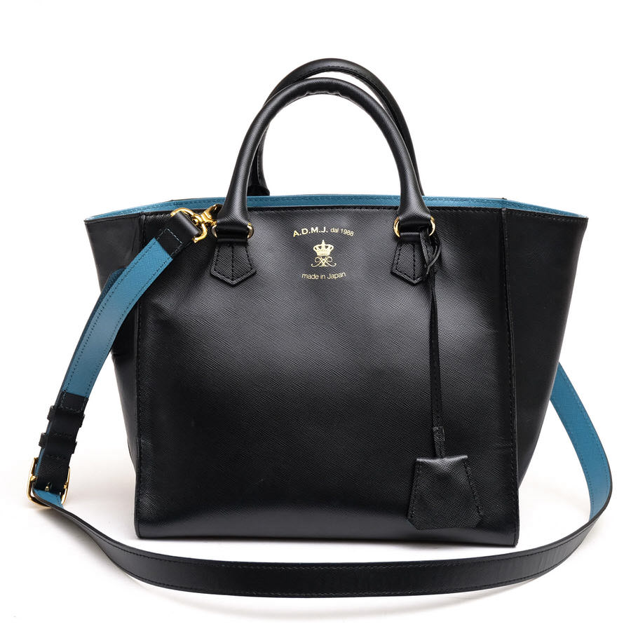 楽天市場】ADMJ アクセソワ 2WAYバッグ レザー エメラルドグリーン