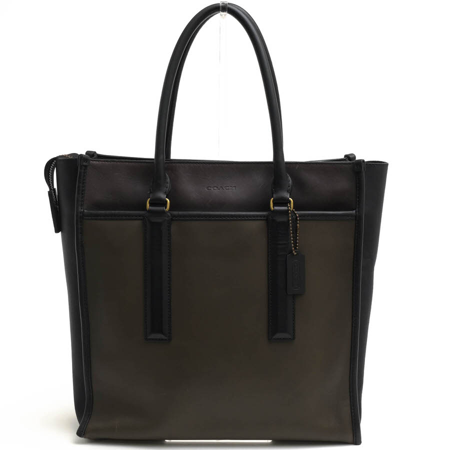 COACH トートバッグ コーチ 70725 Bleecker Leather Tote ブリーカー グラブタンレザー 牛革 肩掛け ワンショルダーバッグ 【中古】|ブランディング