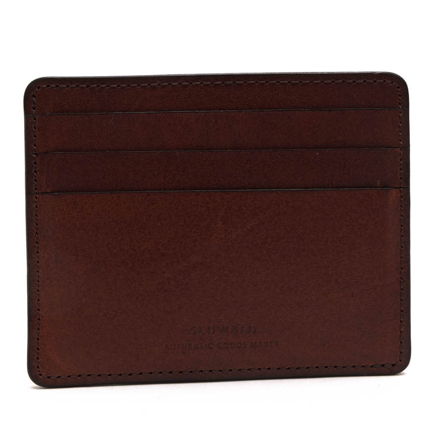 SLOW 財布 スロウ SO835K herbie multi card case ハービー 山陽社製フルベジタブルタンニングレザー ヌメ革 牛革 コンパクトウォレット 小銭入れあり 【中古】