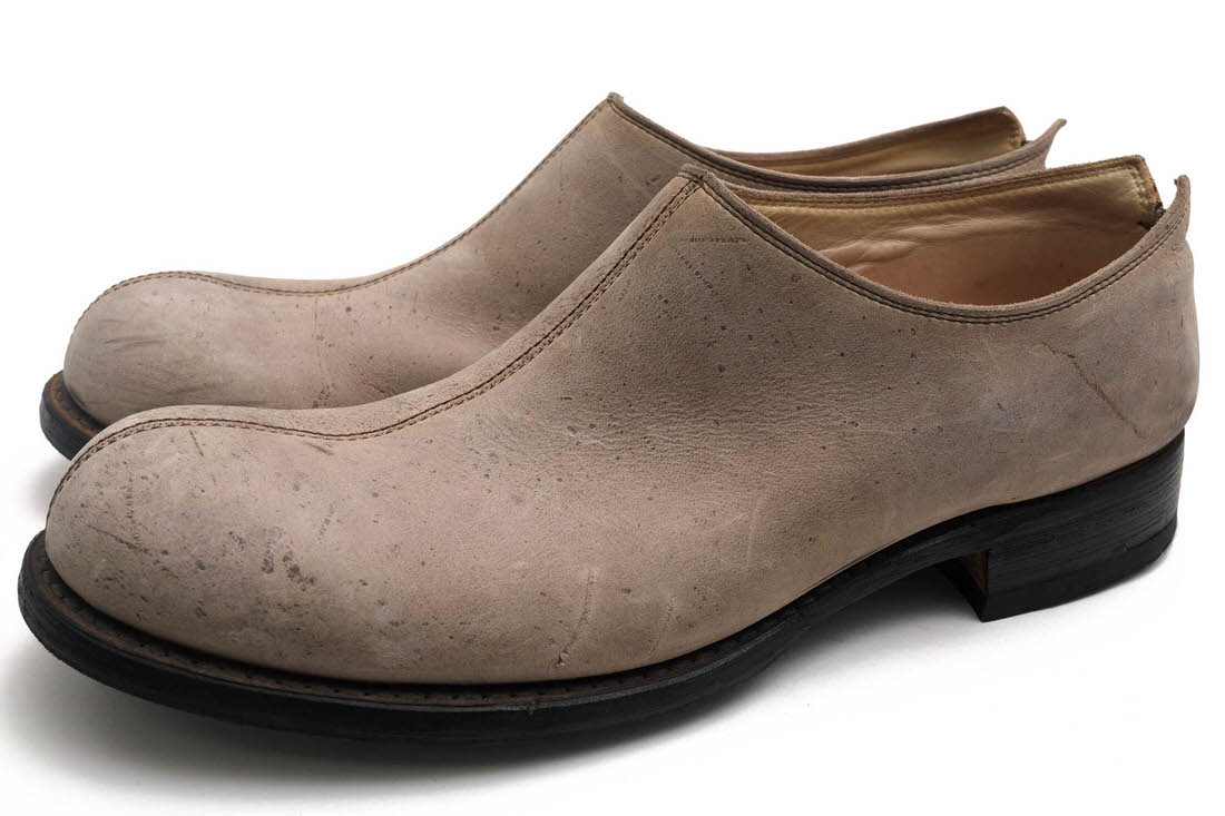 wjk スリッポン ダブルジェイケイ 8023 bt12 slip-on boots antelope  アンテロープ  レザーソール 【中古】