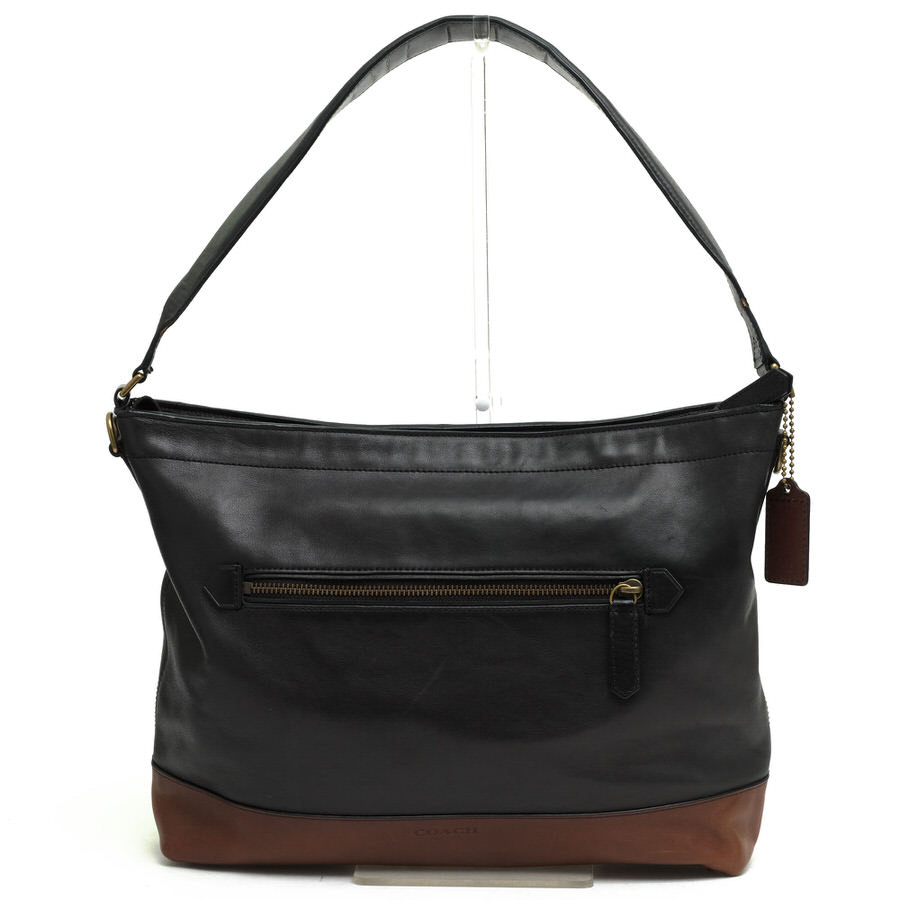 COACH ショルダーバッグ コーチ 71400 Bleecker Colorblock Urban Satchel ブリーカー カラーブロック アーバン サッチェル 牛革 カーフ 肩掛け ワンショルダーバッグ バイカラー 【中古】