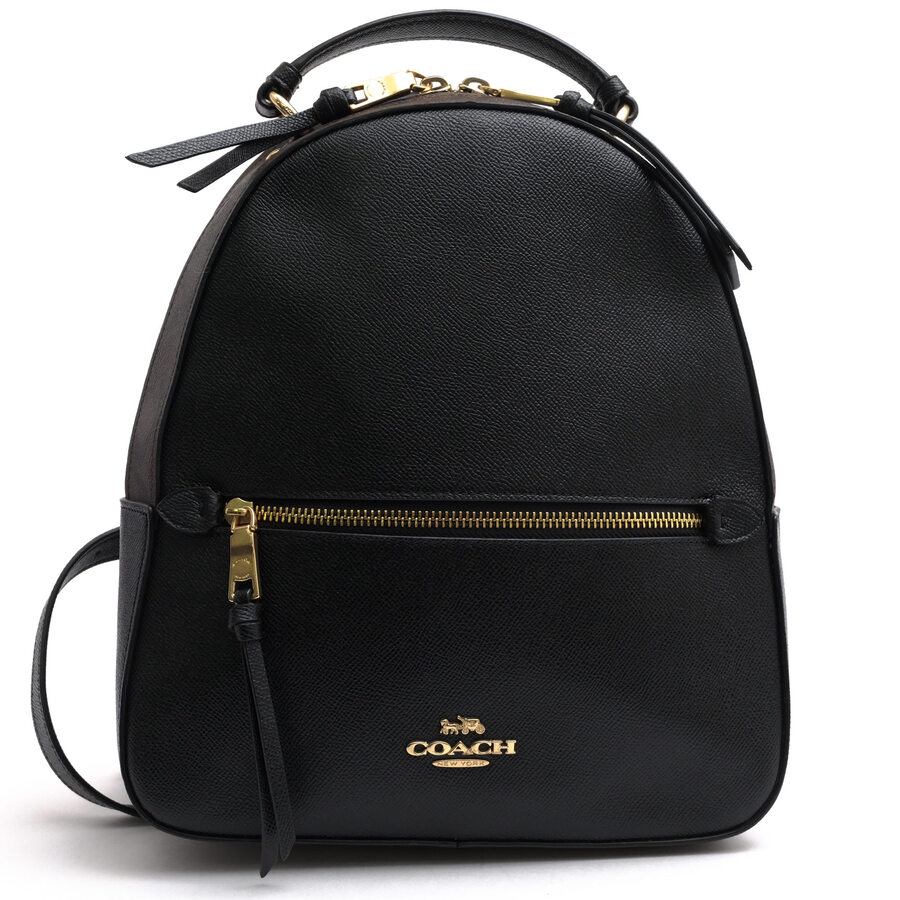 COACH リュック コーチ F76622 Jordyn Backpack With Signature ジョーディン グロスグレインレザー 牛革 シグネチャー柄 デイパック 【中古】｜ブランディング