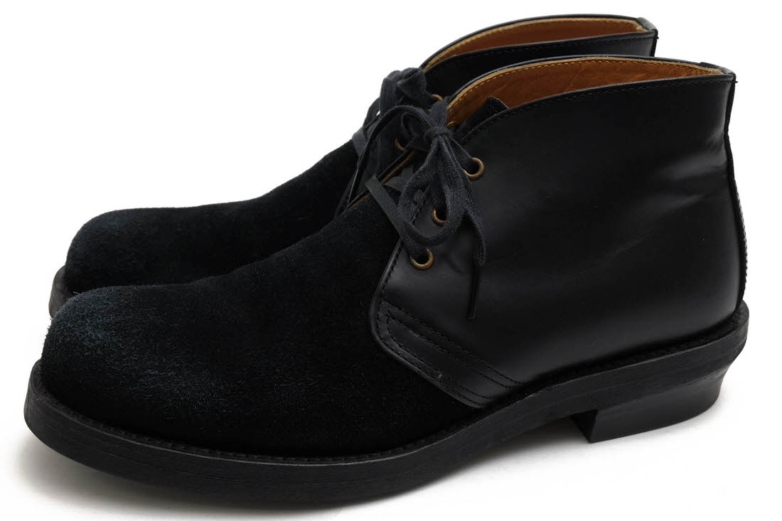 CALEE チャッカブーツ キャリー CL-13S064 Chukka Boots 牛革 プレーントゥ Vibramソール 【中古】