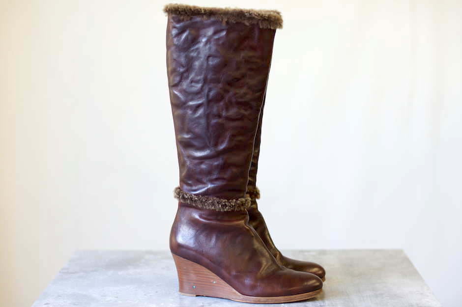 未使用HENRY CUIR レザーロングブーツ　アンリークイール　ダークブラウン 楽天市場】アンリークイール/Henry Cuir/ ブーツ 【中古