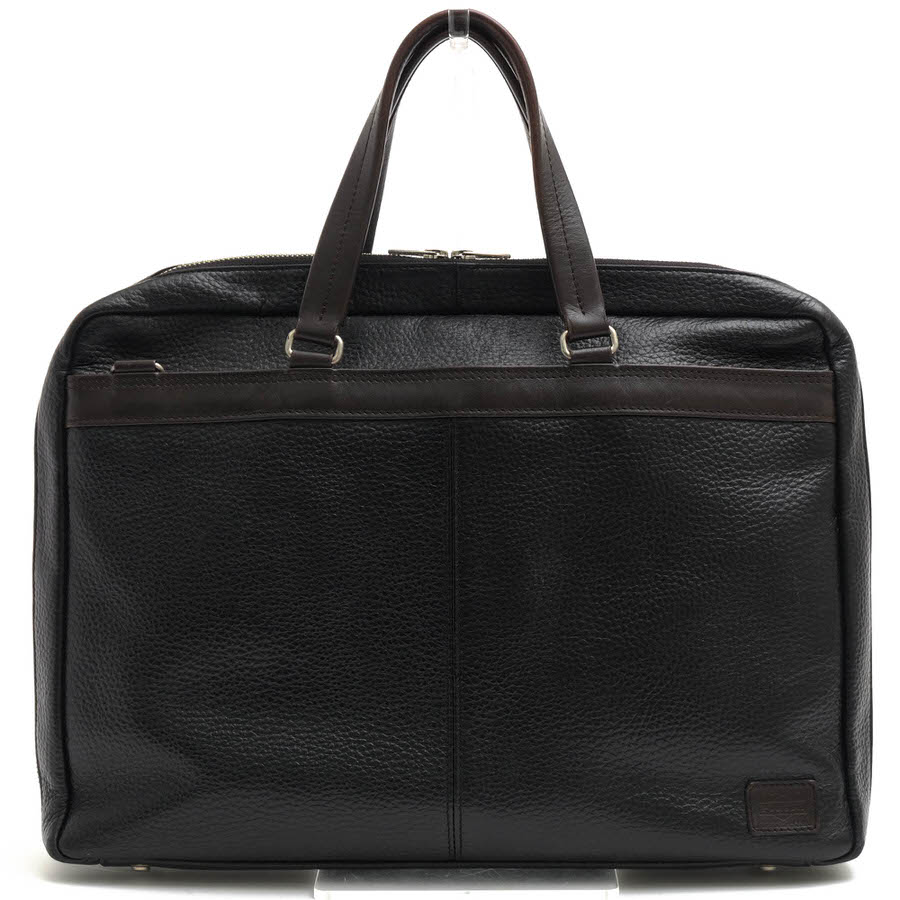 PORTER ビジネスバッグ ポーター 吉田カバン 192-03748 BLEND BRIEFCASE ブレンド 牛ステア コンビネーション鞣し 牛革 シボ革 シュリンクレザー ノートPC収納可 【中古】