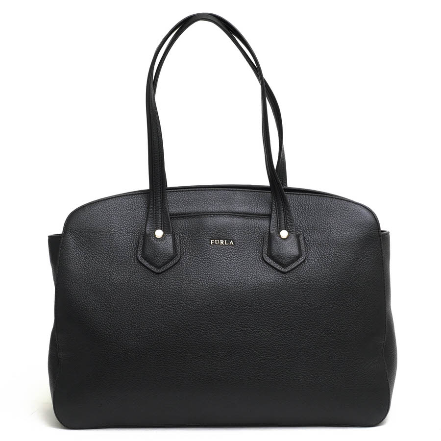 FURLA トートバッグ フルラ GIADA L ジャダ 牛革 カーフ 肩掛け ワンショルダーバッグ シボ革 シュリンクレザー 【中古】|ブランディング