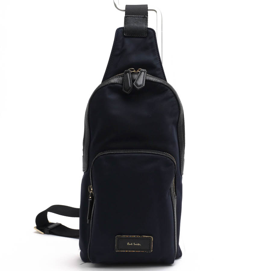 【未使用】ポールスミス　ボディバッグ　斜め掛け　ナイロン　レザー　黒 楽天市場】【新品未使用品】【バッグ】Paul Smith ポール スミス