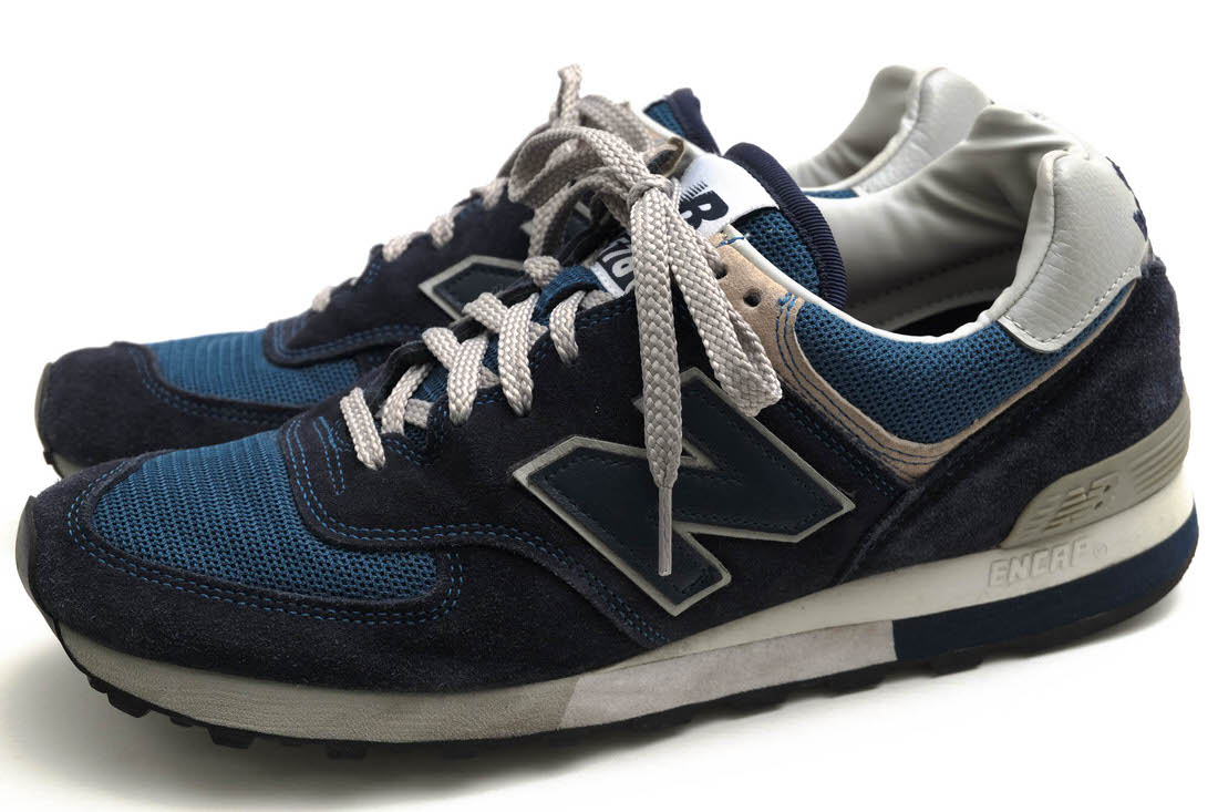 NEW BALANCE ローカットスニーカー ニュー平衡にする OM576OGN 576足押さえる 30周年祝する模範例   【中古】