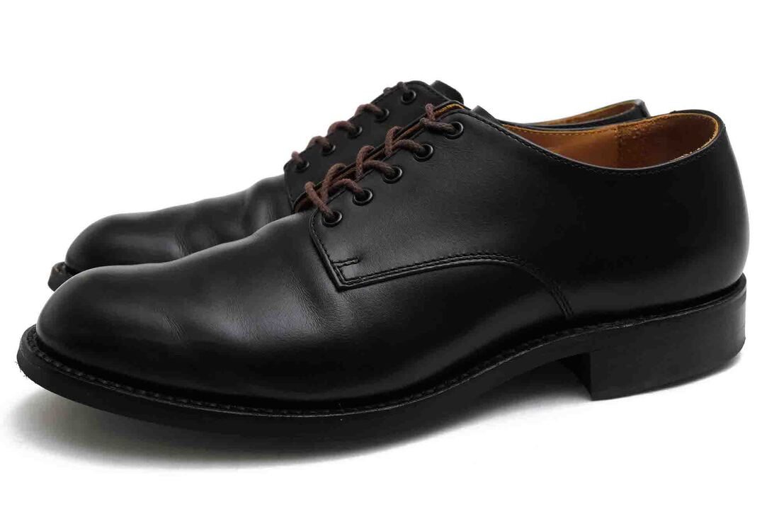 MARGARET HOWELL ビジネスシューズ マーガレット ハウエル 579-2170005 LEATHER LACE UP SHOES 宮城興業 FINE COW LEATHER 牛革 プレーントゥ ダイナイトソール 【中古】|ブランディング