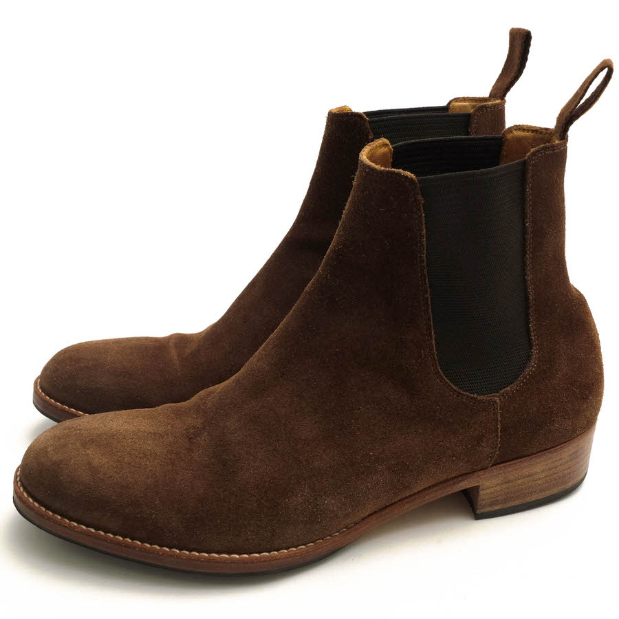UNITED ARROWS サイドゴアブーツ ユナイテッドアローズ 1431-699-6270 BST SIDE GORE BOOTS 牛革 チェルシーブーツ プレーントゥ 定番 【中古】