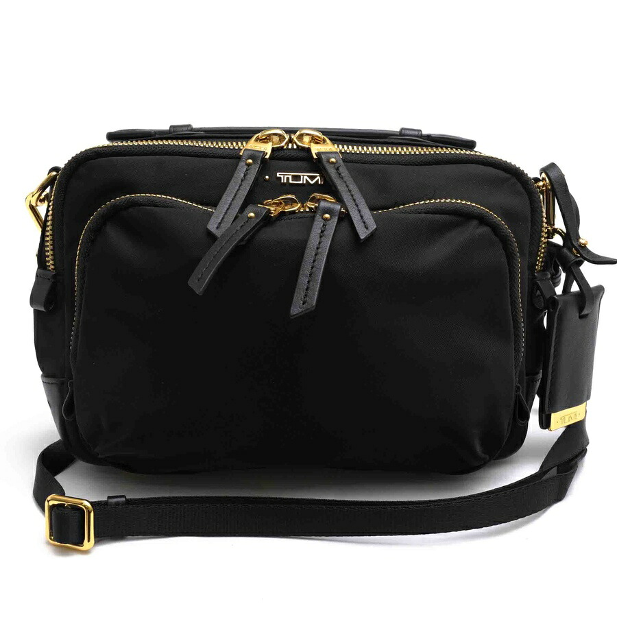 TUMI ショルダーバッグ トゥミ 196308D Voyageur Troy Crossbody ナイロンツイル 牛革 ショルダーポシェット ボディバッグ 【中古】|ブランディング