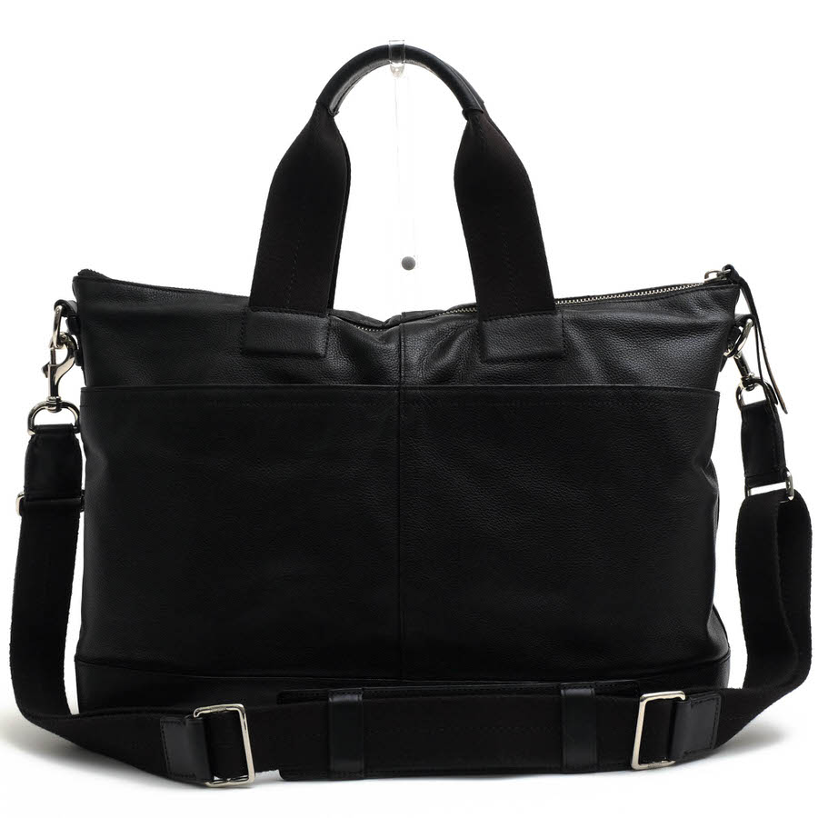 COACH ビジネスバッグ コーチ 70490 Thompson Urban Commuter トンプソン アーバン コミューター X スパイロレザー 牛革 2WAY ショルダーバッグ シボ革 シュリンクレザー 【中古】
