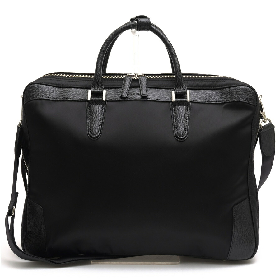 Samsonite ビジネスバッグ サムソナイト AC7-09004 EL-LITE 3Way Briefcase エルライト 高強力ナイロン糸 ロービック 牛革 ノートPC収納可 3WAY リュック ショルダーバッグ 【中古】|ブランディング