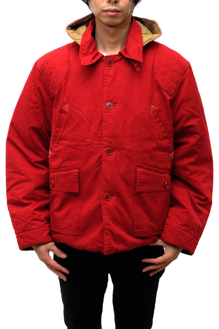 TENDERLOIN 上衣 アンダーカット T-HUNTING DOWN JKT 落ち込む上衣  ボンネット着脱能力のある   【中古】